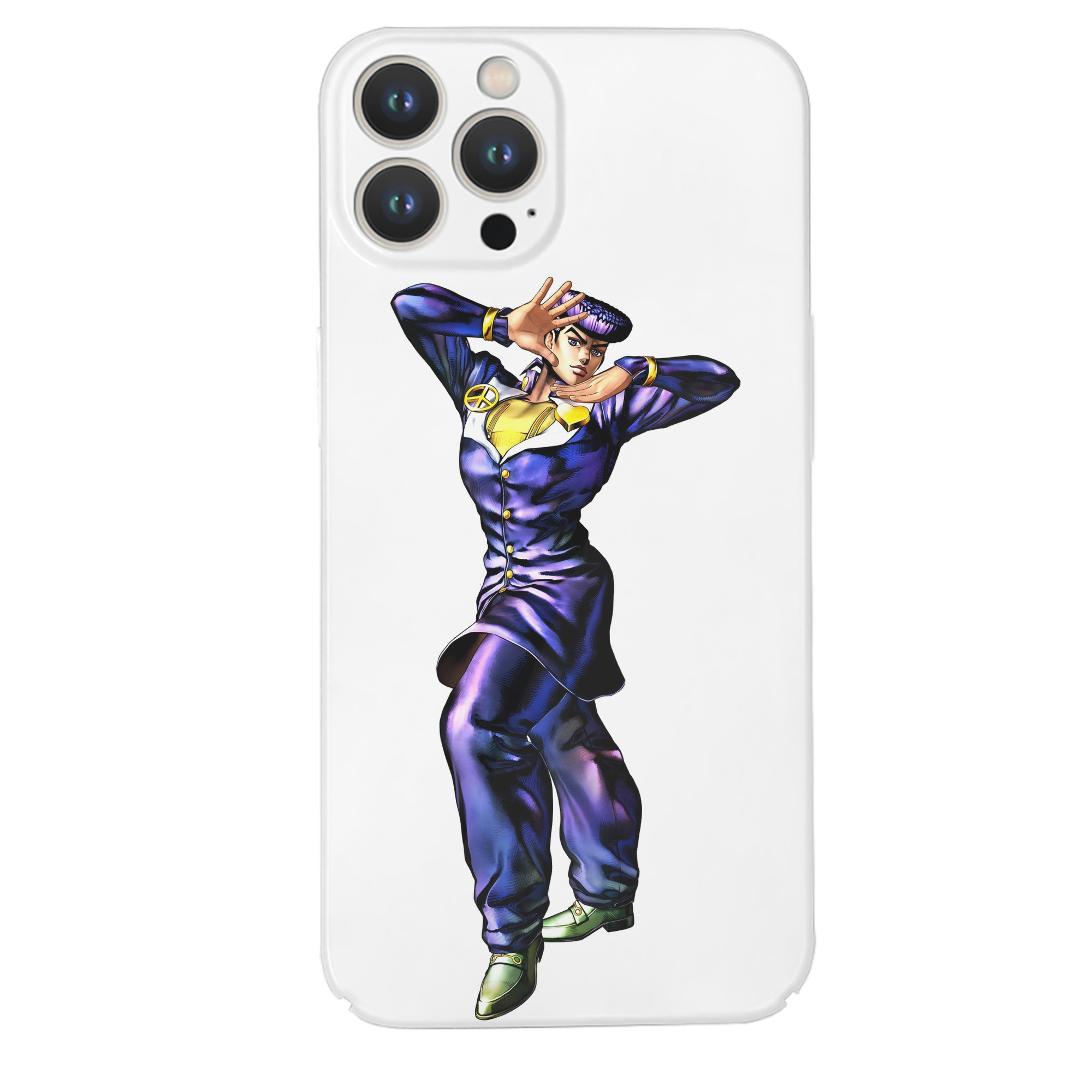 （画像用） ジョジョの奇妙な冒険 ひがしかた じょうすけ JoJo's Bizarre Adventure Higashikata Josuke 【iPhone 14シリーズ対応】ハードケース